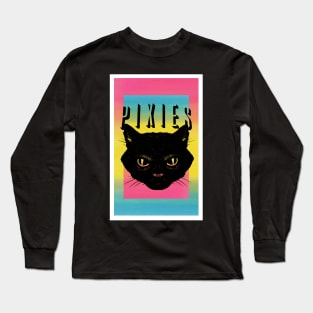 Riso Print Style Music Poster Long Sleeve T-Shirt